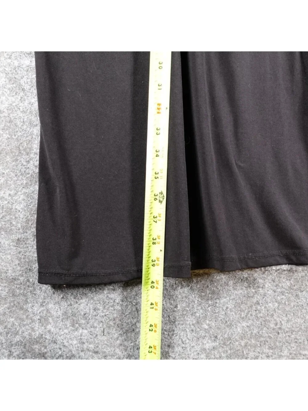 Collections ETC Maxi Skirt Womens XL R Black High-Waisted Jersey Stretch Pull On